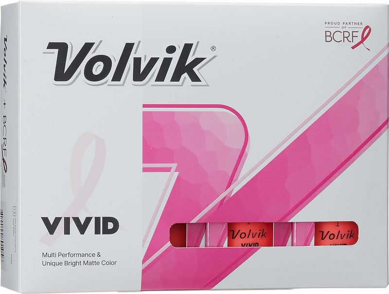 Volvik BCRF (Breast Cancer Research Foundation) Golf Balls - Breast Cancer Awareness - Image 1